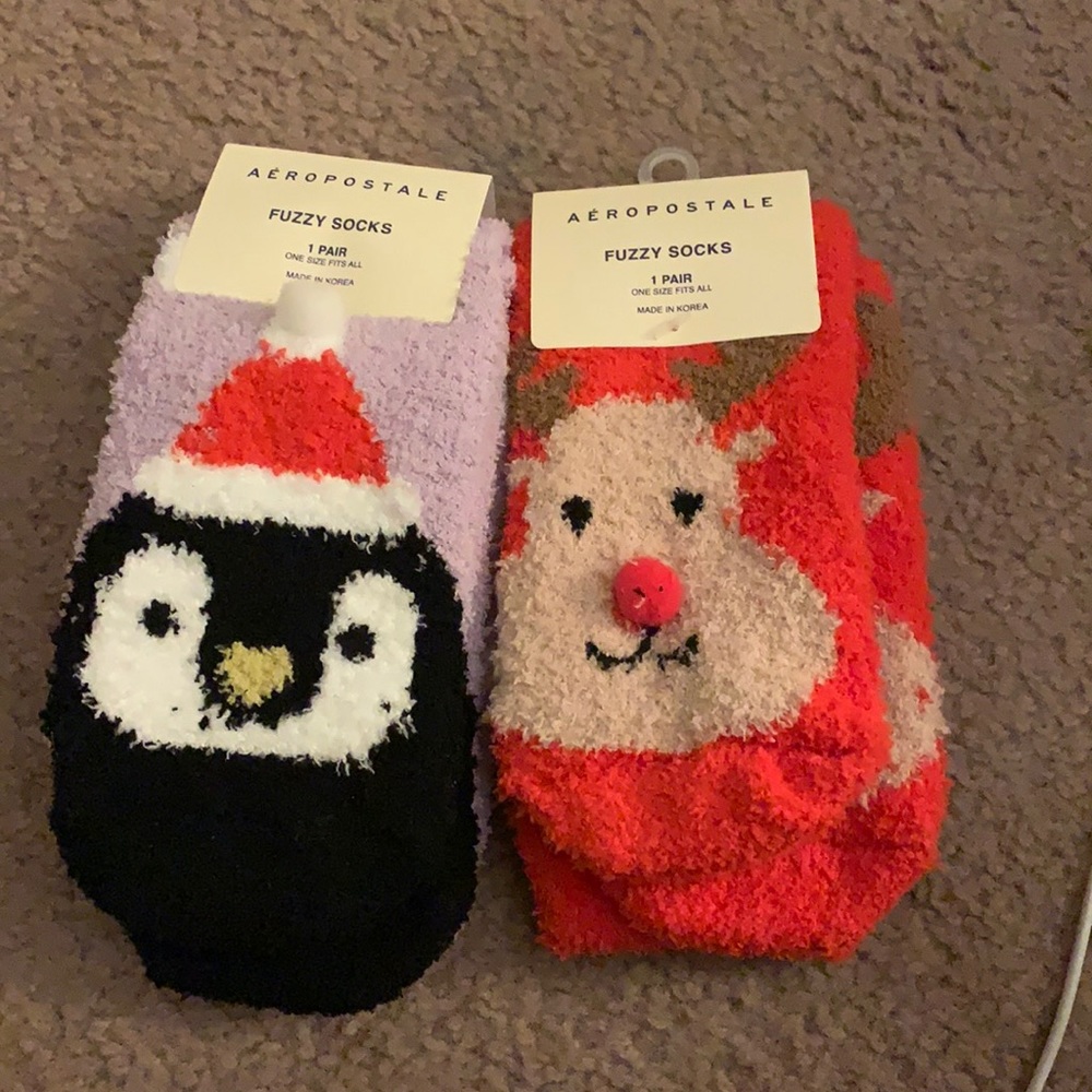 Brand new fluffy socks